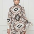 Printed Chiffon Hijab (Geometric)