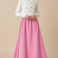 Velora Maxi Skirt – Pink (Unlined)
