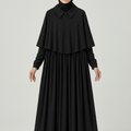3 Pieces Maxi Dress - Black