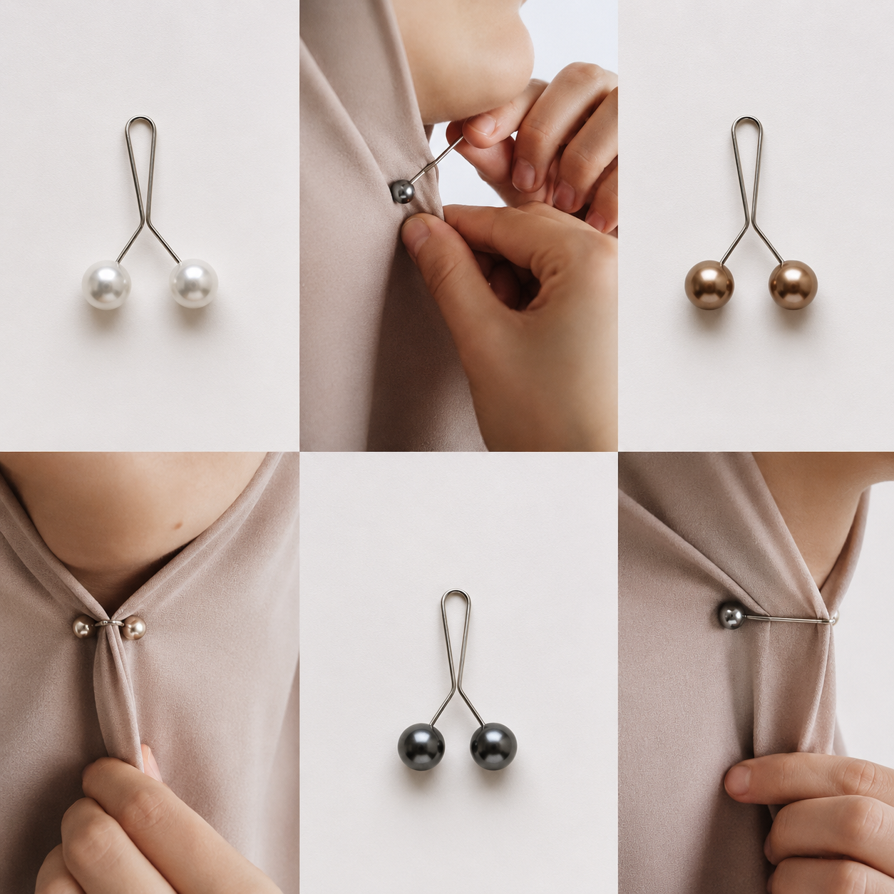 Pearl Hijab Pins